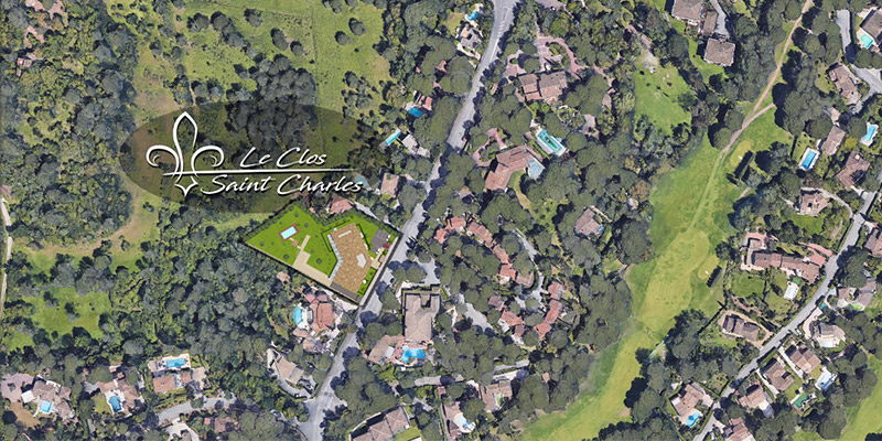 Programme immobilier Le Clos Saint-Charles : Plan de masse