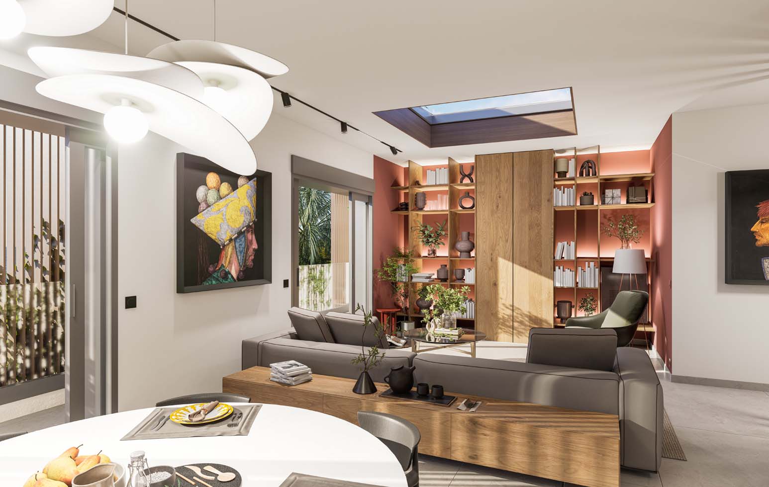 Résidence Valrose vue du séjour