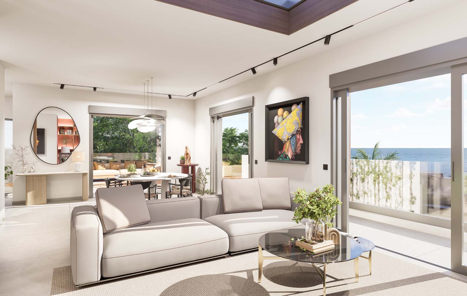 Résidence Valrose vue du salon